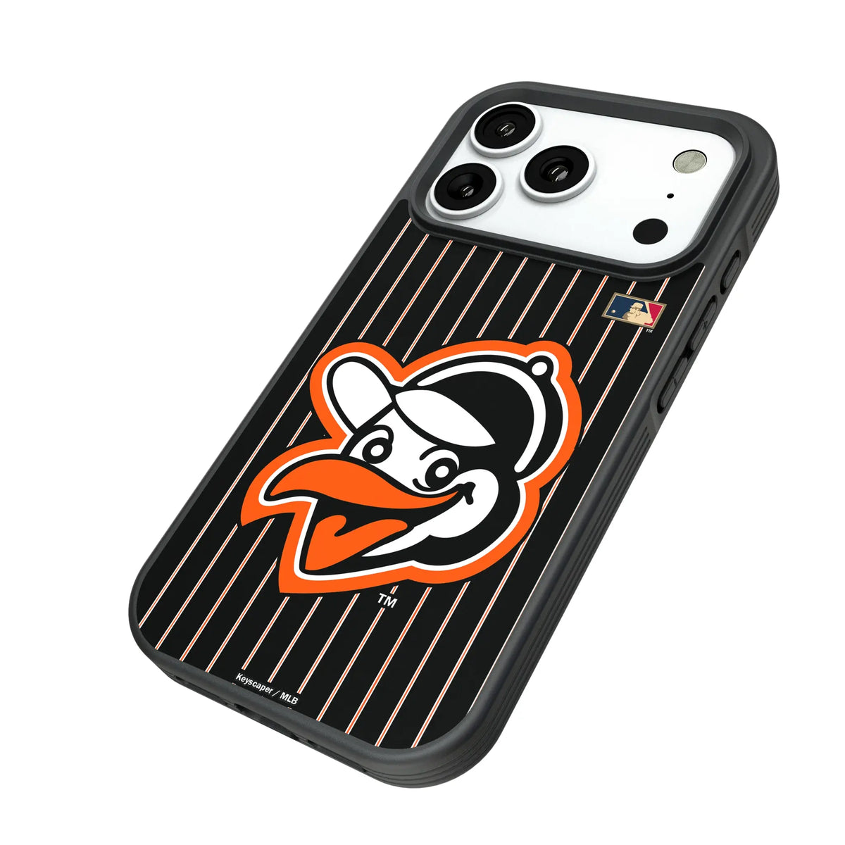 Baltimore Orioles 1955 - Cooperstown Collection Pinstripe Bump Phone Case for Apple iPhone