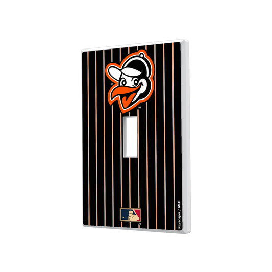 Baltimore Orioles 1955 - Cooperstown Collection Pinstripe Hidden-Screw Light Switch Plate