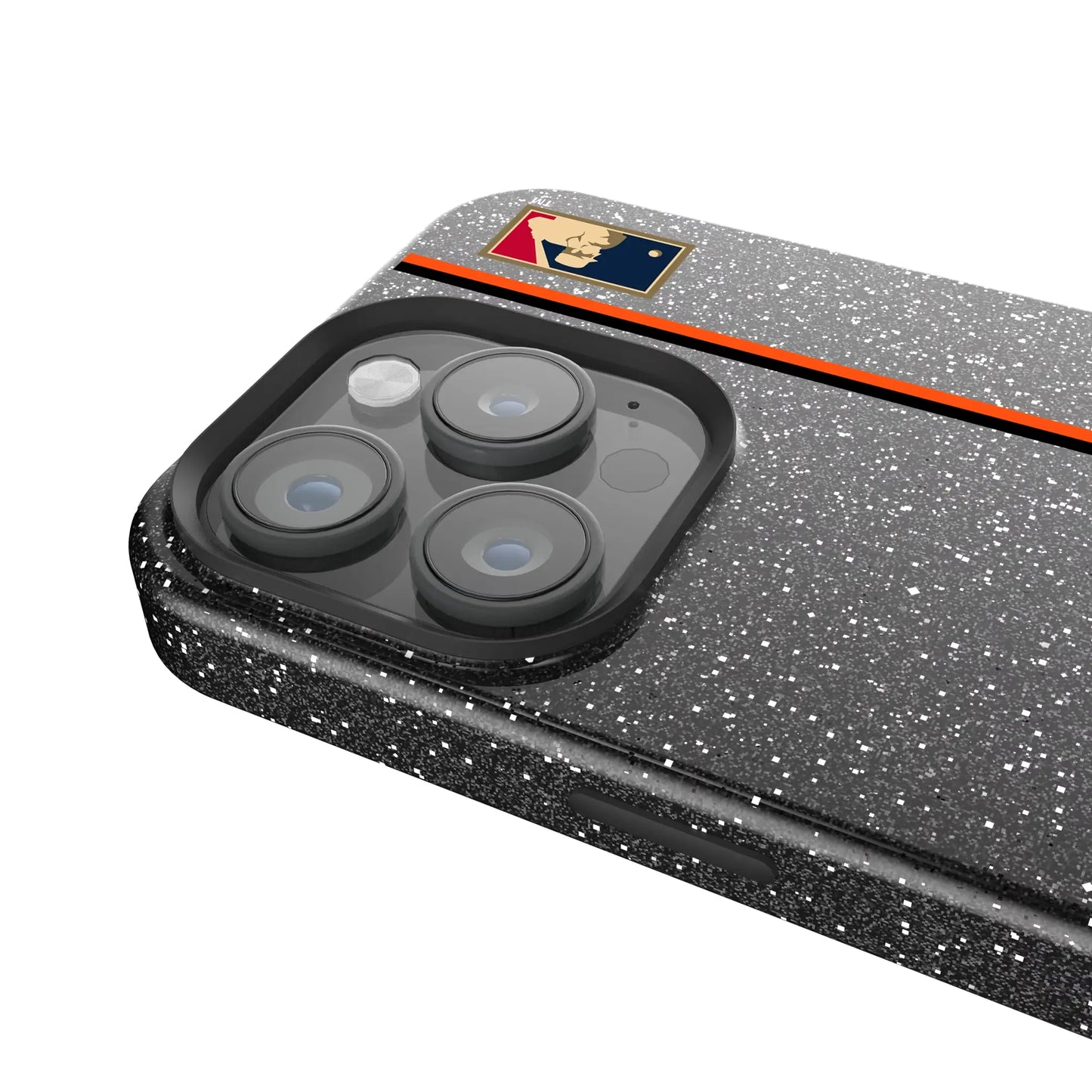 Baltimore Orioles 1955 - Cooperstown Collection Sidebar Black Bling Phone Case for Apple iPhone