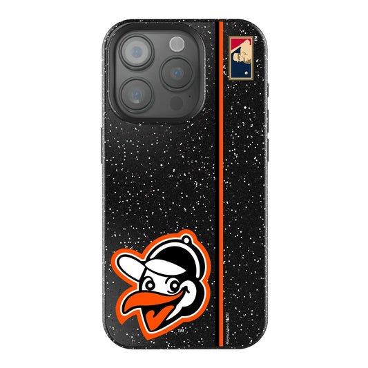 Baltimore Orioles 1955 - Cooperstown Collection Sidebar Black Bling Phone Case for Apple iPhone