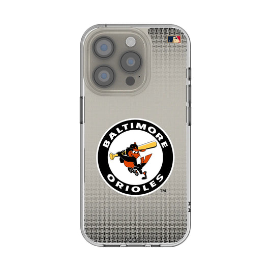 Baltimore Orioles 1966-1969 - Cooperstown Collection Linen Clear Phone Case for Apple iPhone
