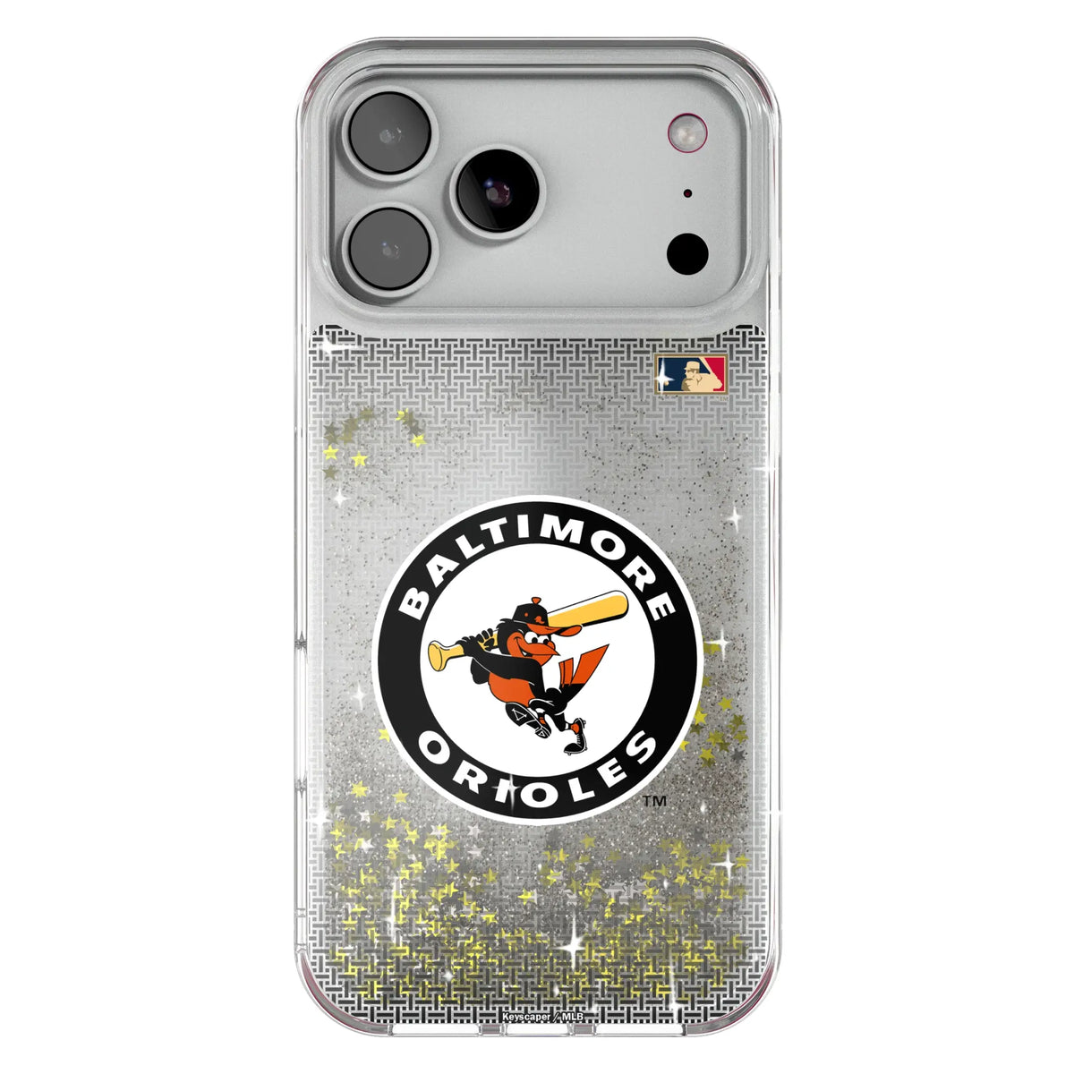 Baltimore Orioles 1966-1969 - Cooperstown Collection Linen Glitter Phone Case for Apple iPhone
