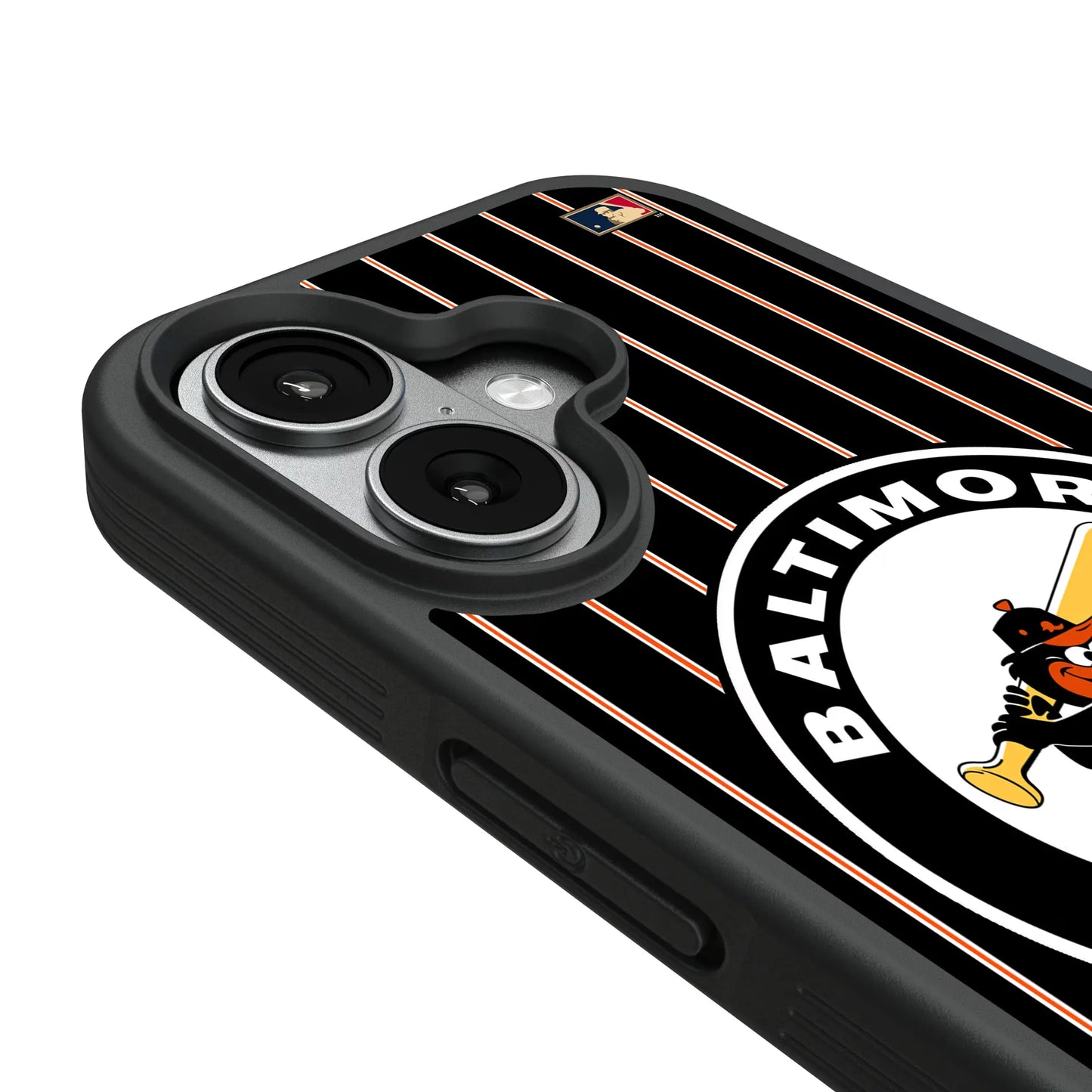Baltimore Orioles 1966-1969 - Cooperstown Collection Pinstripe Bump Phone Case for Apple iPhone