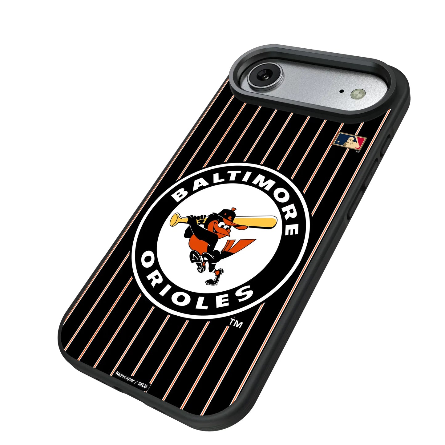 Baltimore Orioles 1966-1969 - Cooperstown Collection Pinstripe Bump Phone Case for Apple iPhone