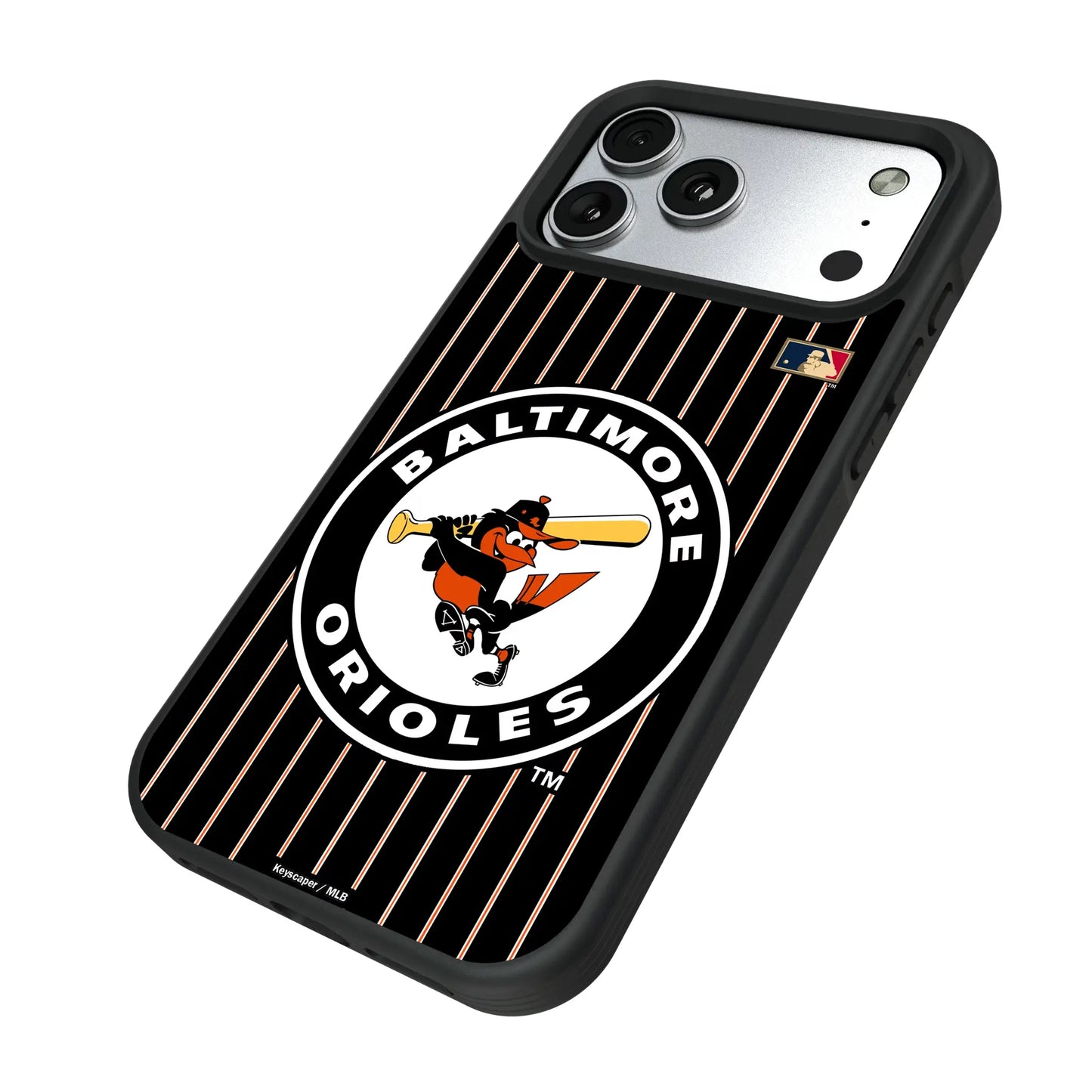 Baltimore Orioles 1966-1969 - Cooperstown Collection Pinstripe Bump Phone Case for Apple iPhone