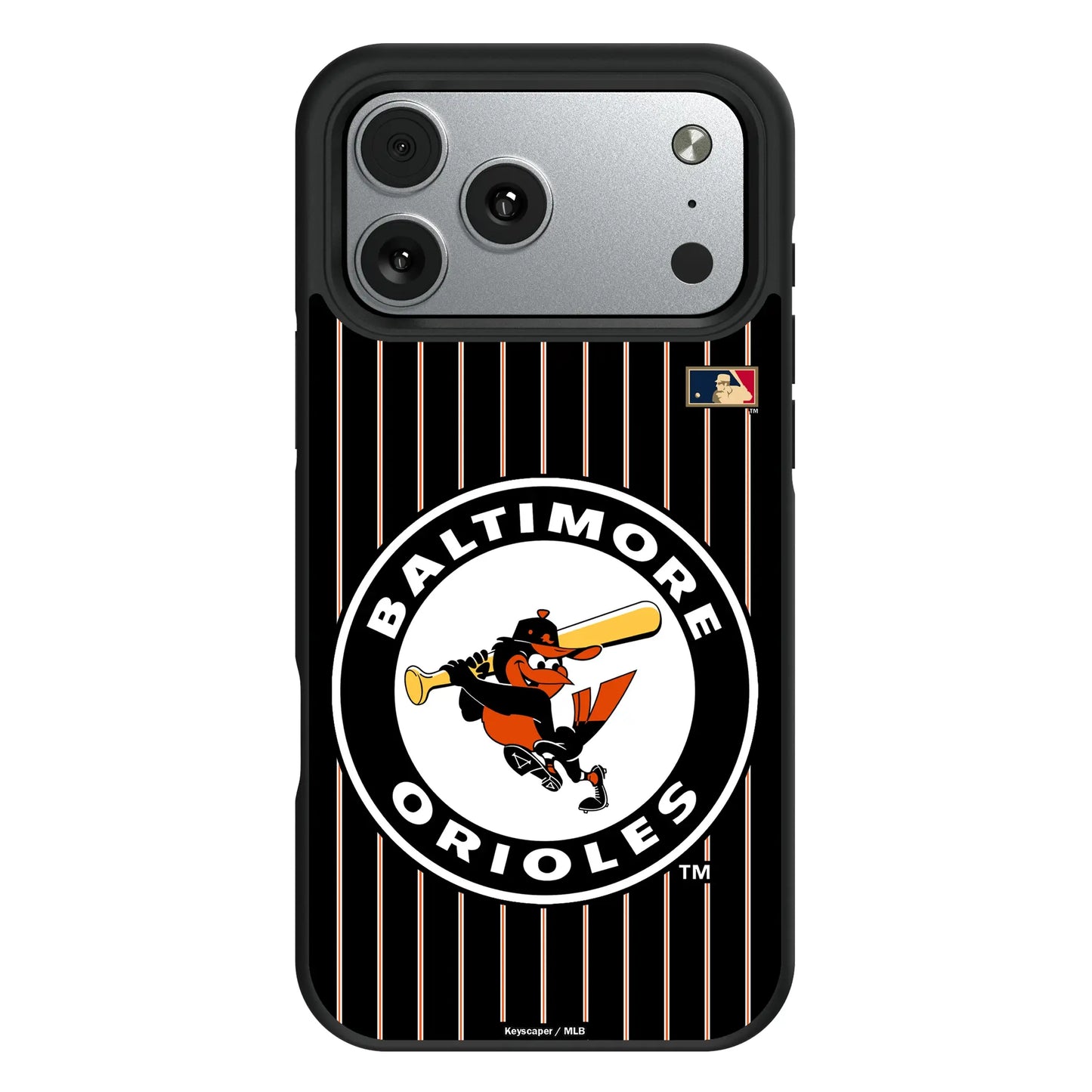 Baltimore Orioles 1966-1969 - Cooperstown Collection Pinstripe Bump Phone Case for Apple iPhone