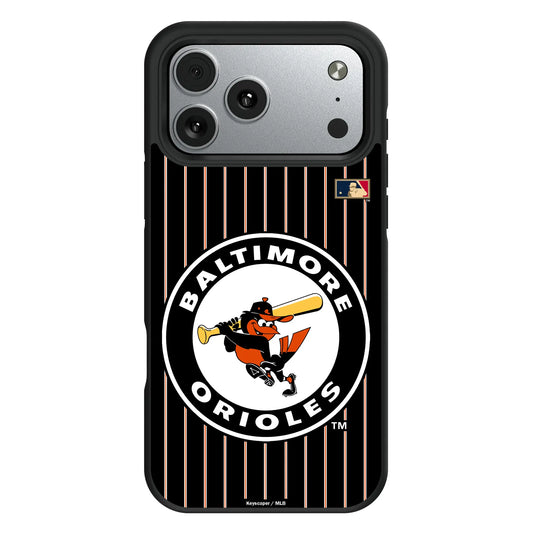 Baltimore Orioles 1966-1969 - Cooperstown Collection Pinstripe Bump Phone Case for Apple iPhone