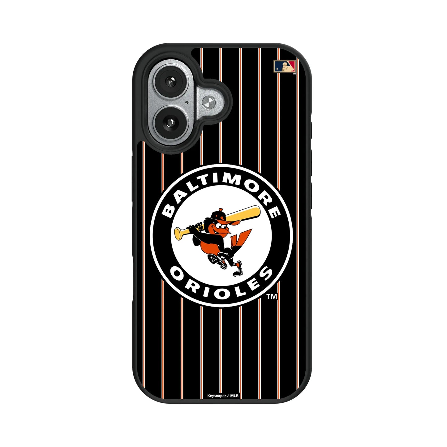 Baltimore Orioles 1966-1969 - Cooperstown Collection Pinstripe Bump Phone Case for Apple iPhone