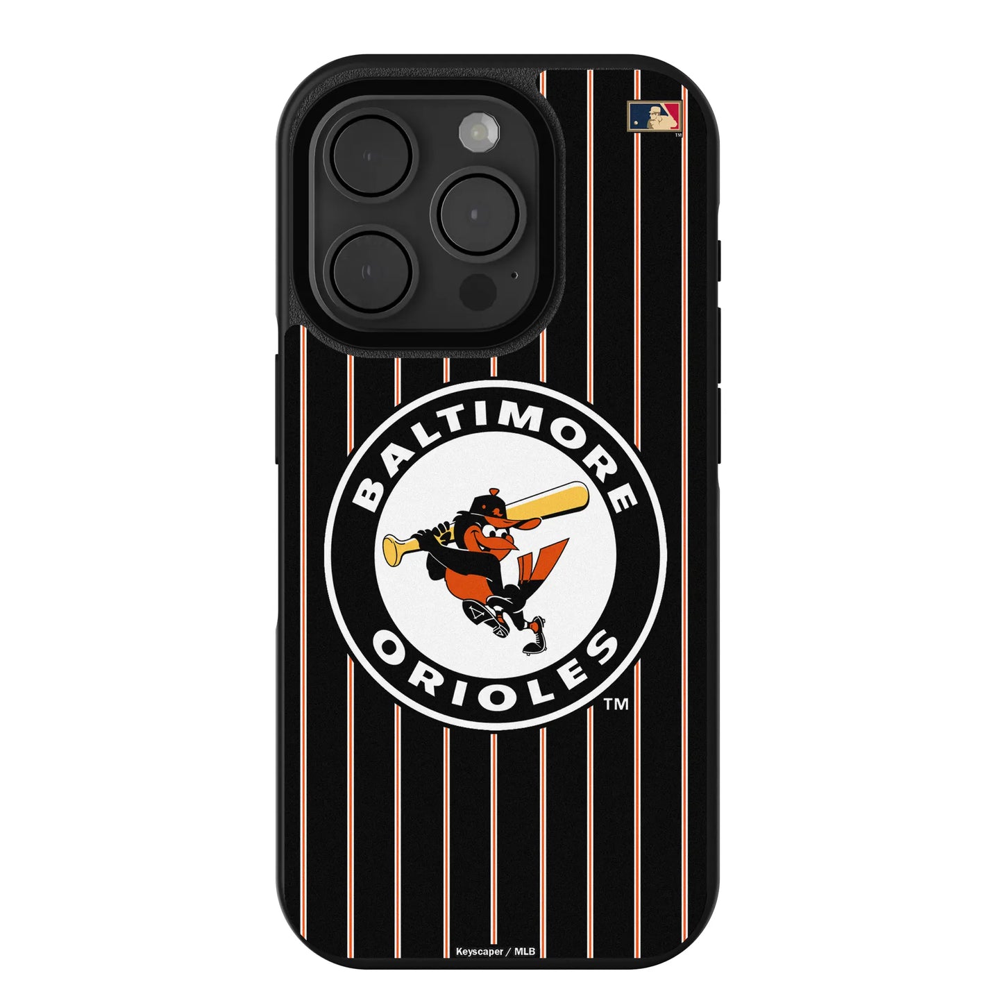 Baltimore Orioles 1966-1969 - Cooperstown Collection Pinstripe Bump Phone Case for Apple iPhone