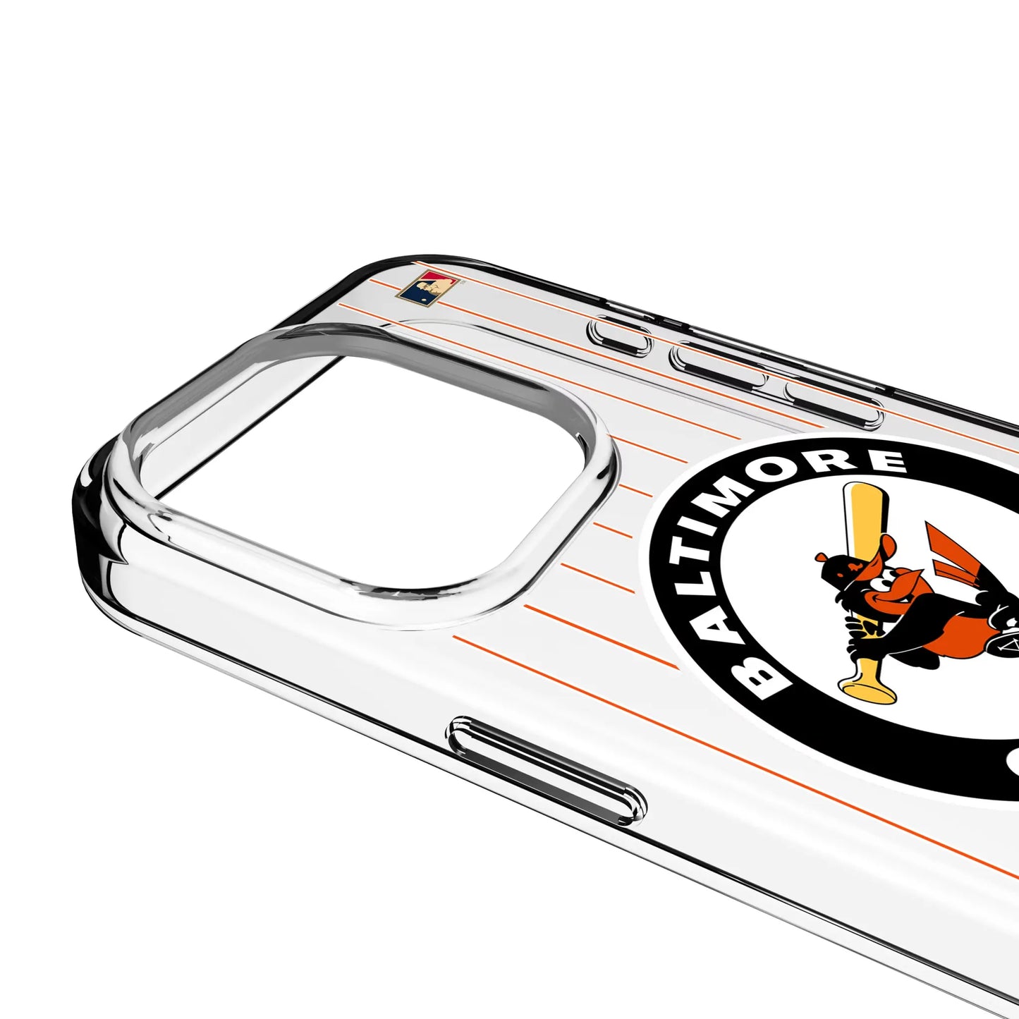 Baltimore Orioles 1966-1969 - Cooperstown Collection Pinstripe Clear Phone Case for Apple iPhone