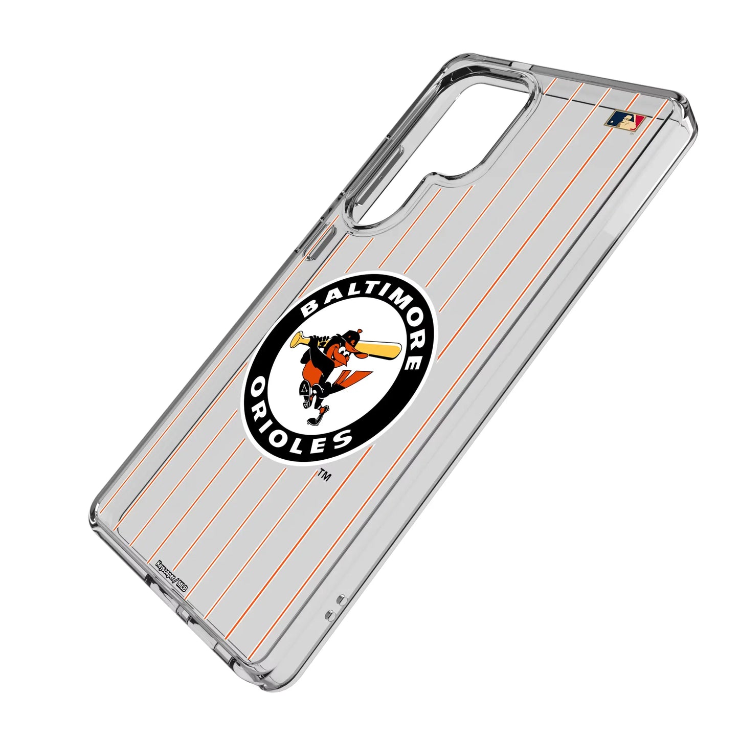 Baltimore Orioles 1966-1969 - Cooperstown Collection Pinstripe Clear Phone Case for Samsung Galaxy