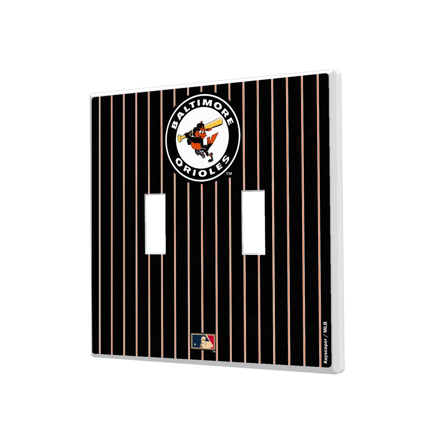 Baltimore Orioles 1966-1969 - Cooperstown Collection Pinstripe Hidden-Screw Light Switch Plate