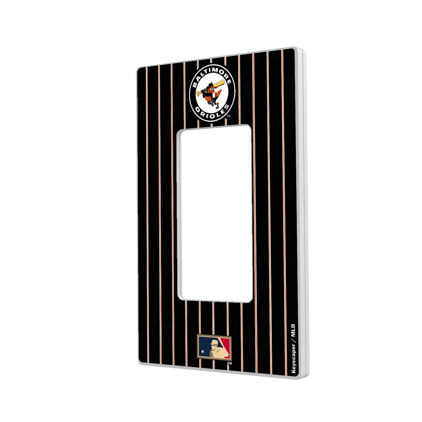 Baltimore Orioles 1966-1969 - Cooperstown Collection Pinstripe Hidden-Screw Light Switch Plate
