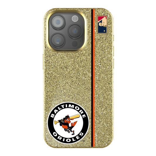 Baltimore Orioles 1966-1969 - Cooperstown Collection Sidebar Bling Phone Case for Apple iPhone