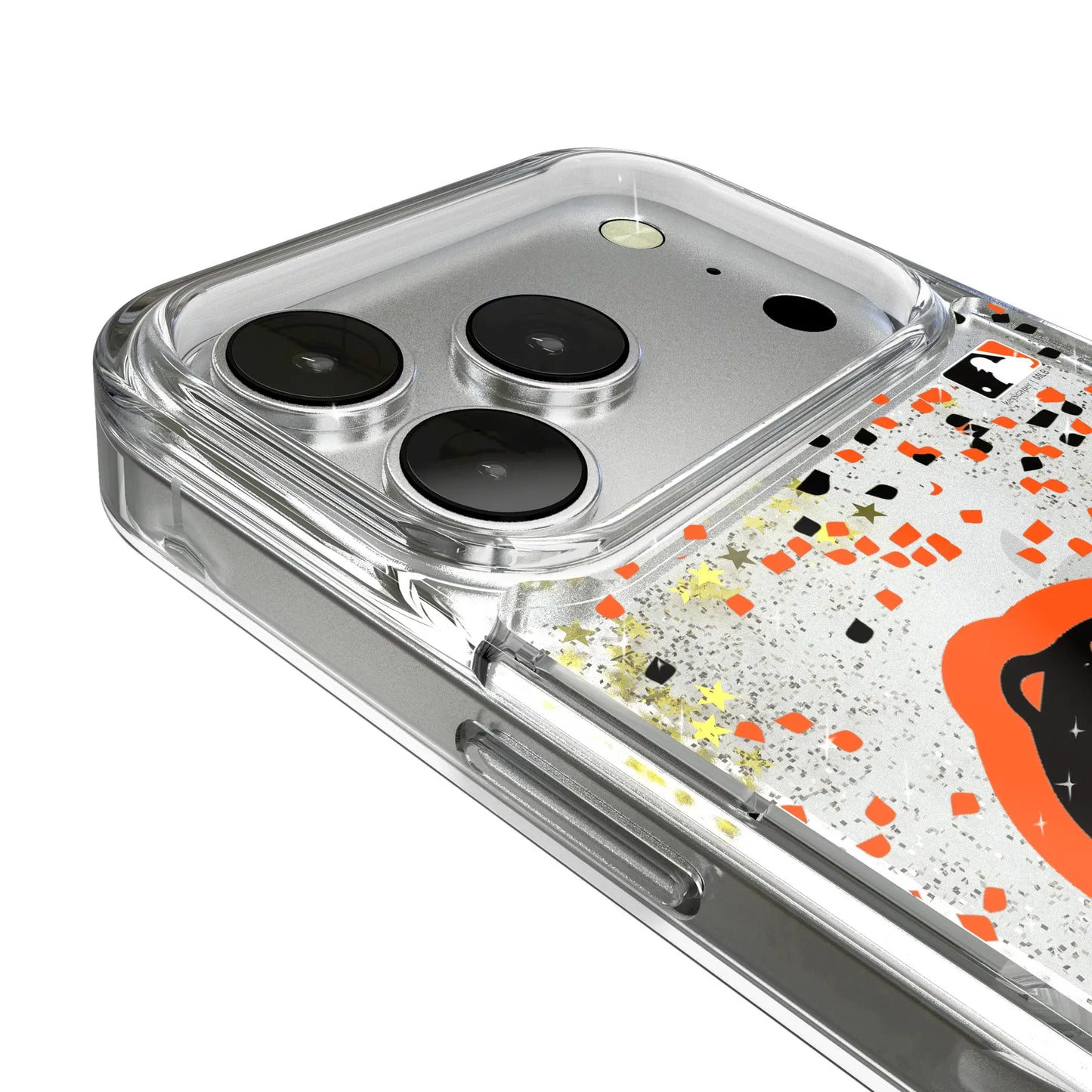 Baltimore Orioles Confetti Glitter Phone Case for Apple iPhone