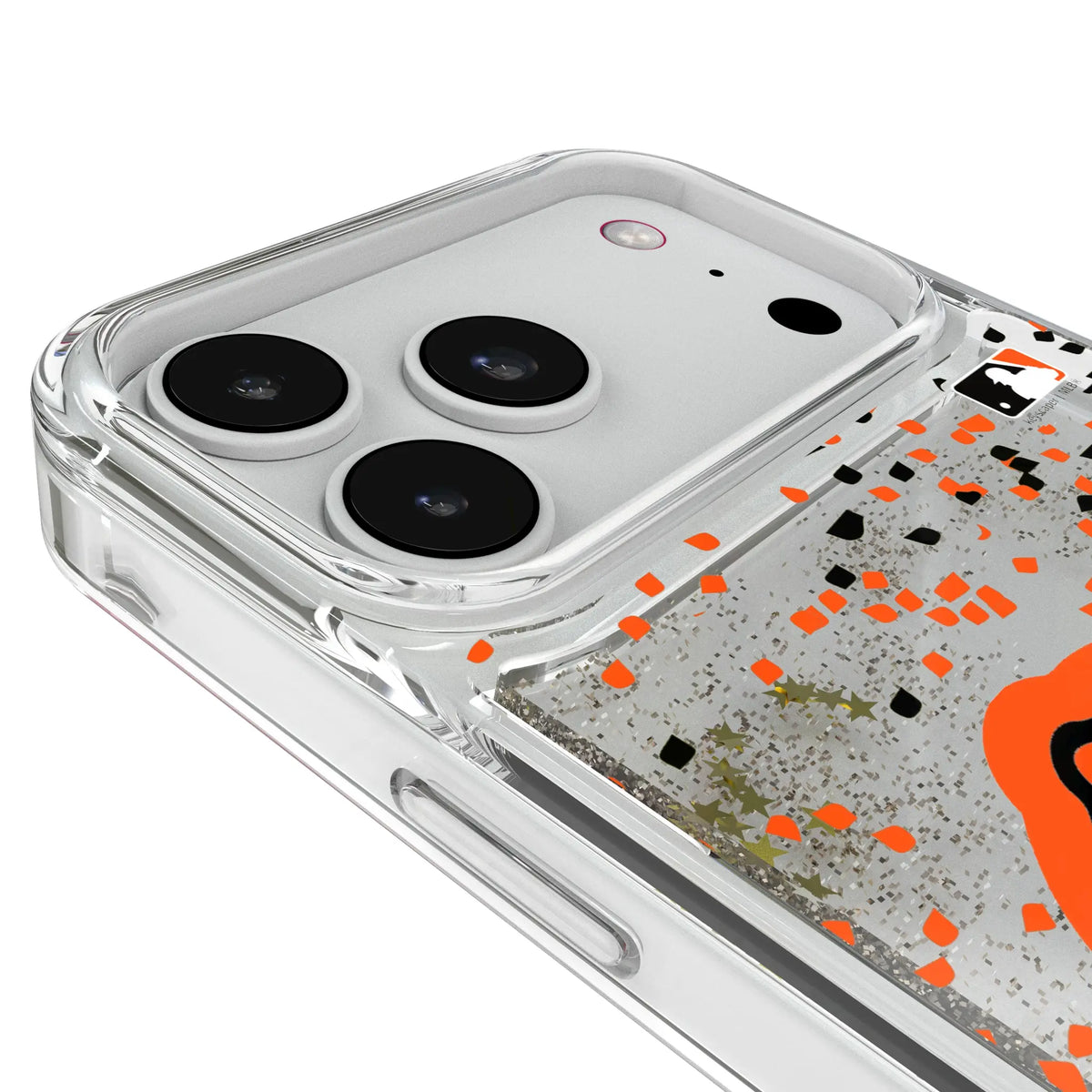 Baltimore Orioles Confetti Glitter Phone Case for Apple iPhone