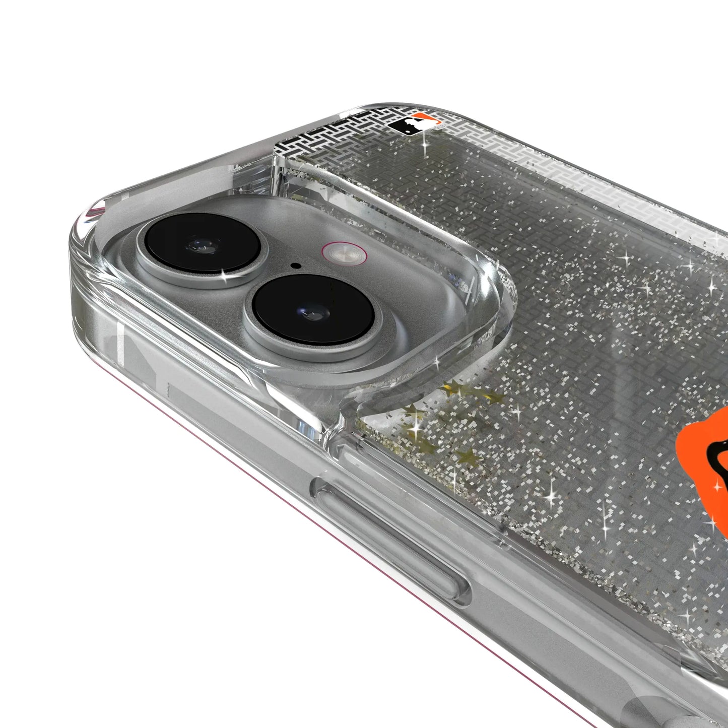 Baltimore Orioles Linen Glitter Phone Case for Apple iPhone