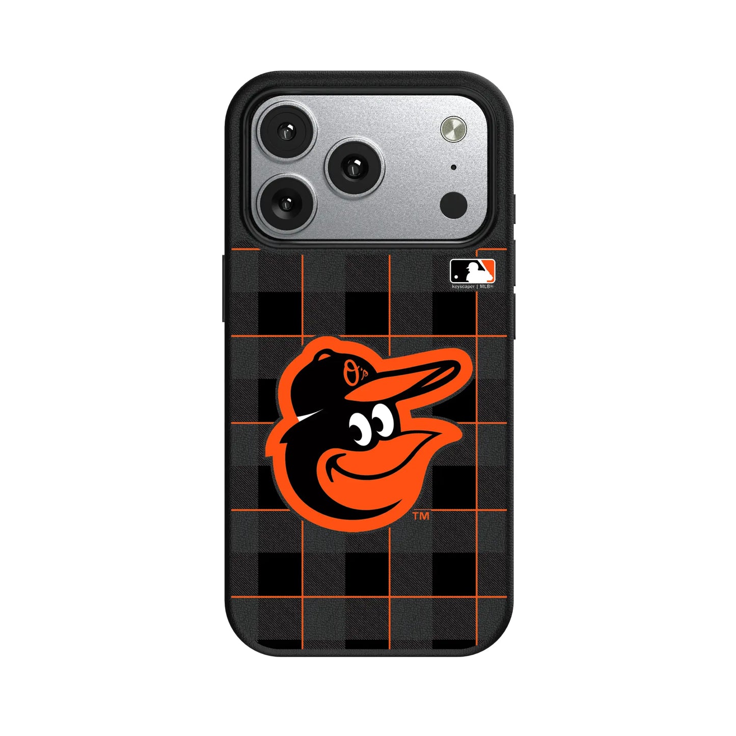 Baltimore Orioles Plaid MagSafe Compatible Phone Case for Apple iPhone