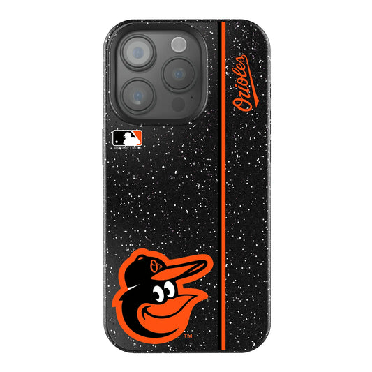 Baltimore Orioles Sidebar Black Bling Phone Case for Apple iPhone