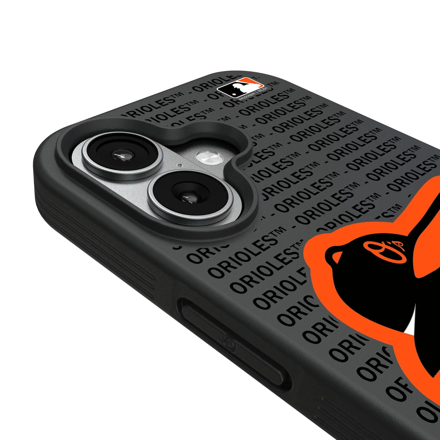 Baltimore Orioles Text Backdrop Bump Phone Case for Apple iPhone
