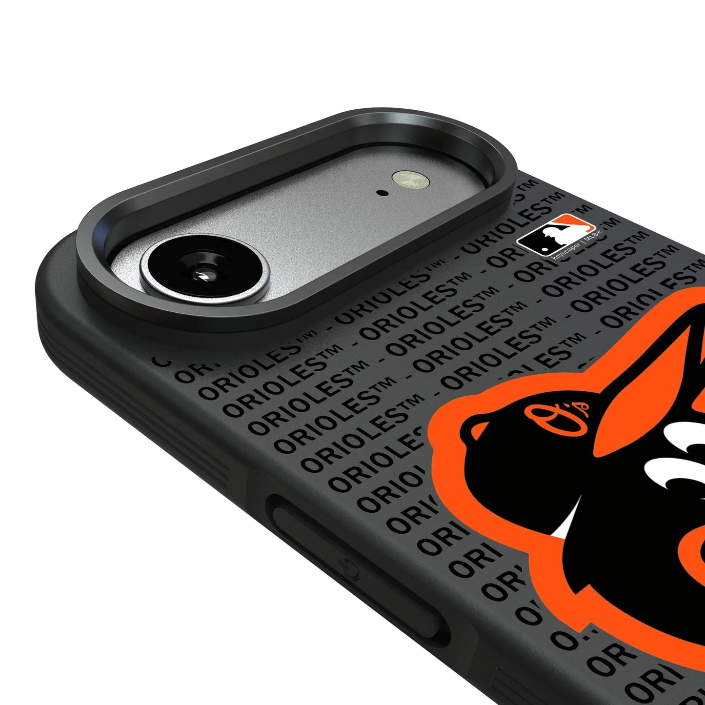 Baltimore Orioles Text Backdrop Bump Phone Case for Apple iPhone