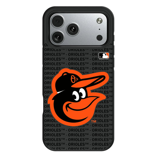 Baltimore Orioles Text Backdrop Bump Phone Case for Apple iPhone