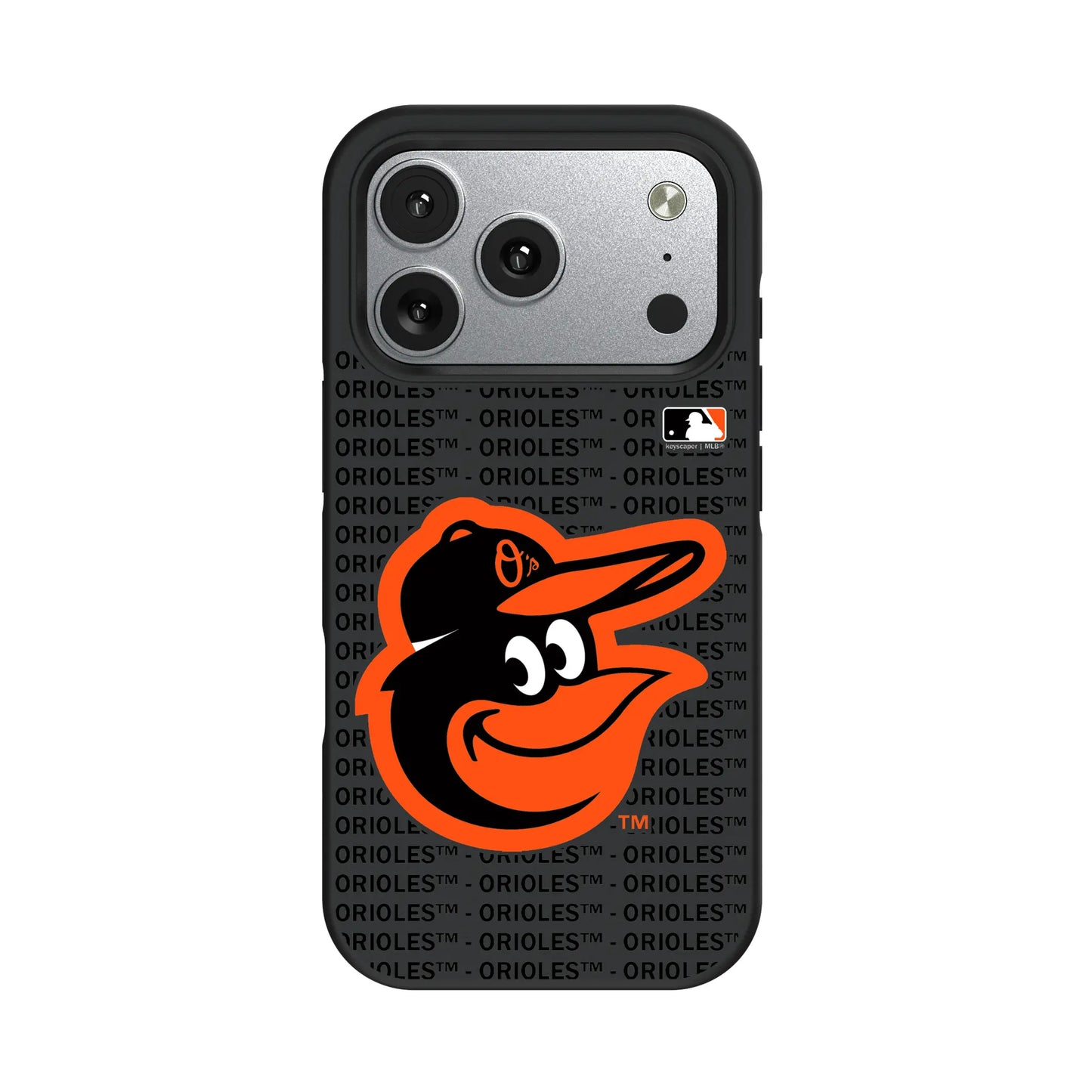 Baltimore Orioles Text Backdrop Bump Phone Case for Apple iPhone