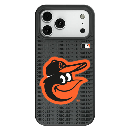 Baltimore Orioles Text Backdrop Bump Phone Case for Apple iPhone