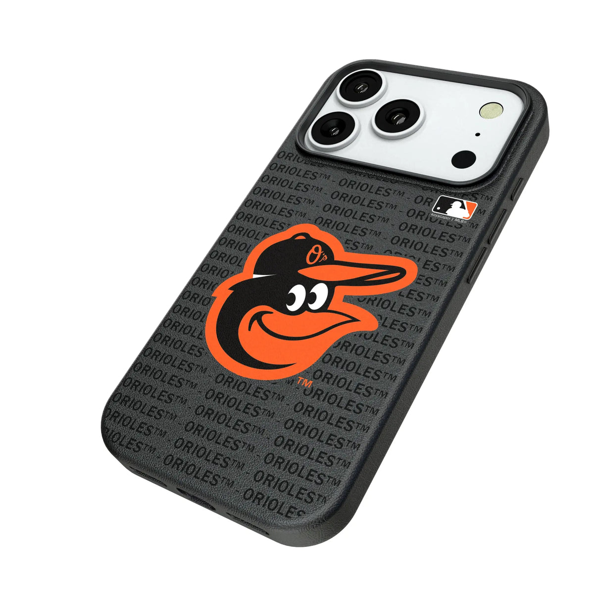 Baltimore Orioles Text Backdrop MagSafe Compatible Phone Case for Apple iPhone