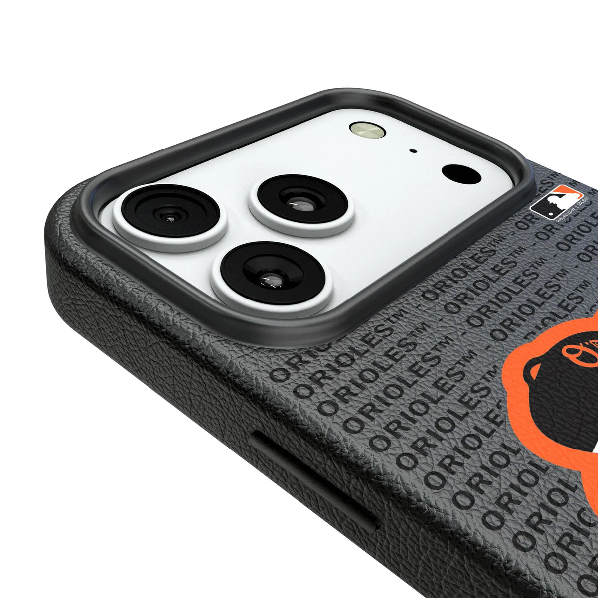 Baltimore Orioles Text Backdrop MagSafe Compatible Phone Case for Apple iPhone