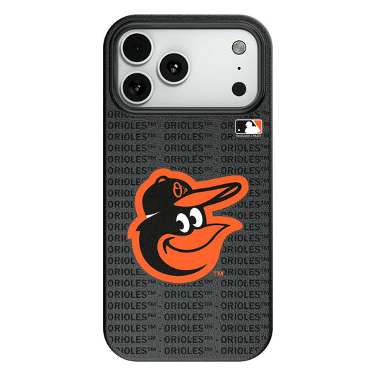 Baltimore Orioles Text Backdrop MagSafe Compatible Phone Case for Apple iPhone