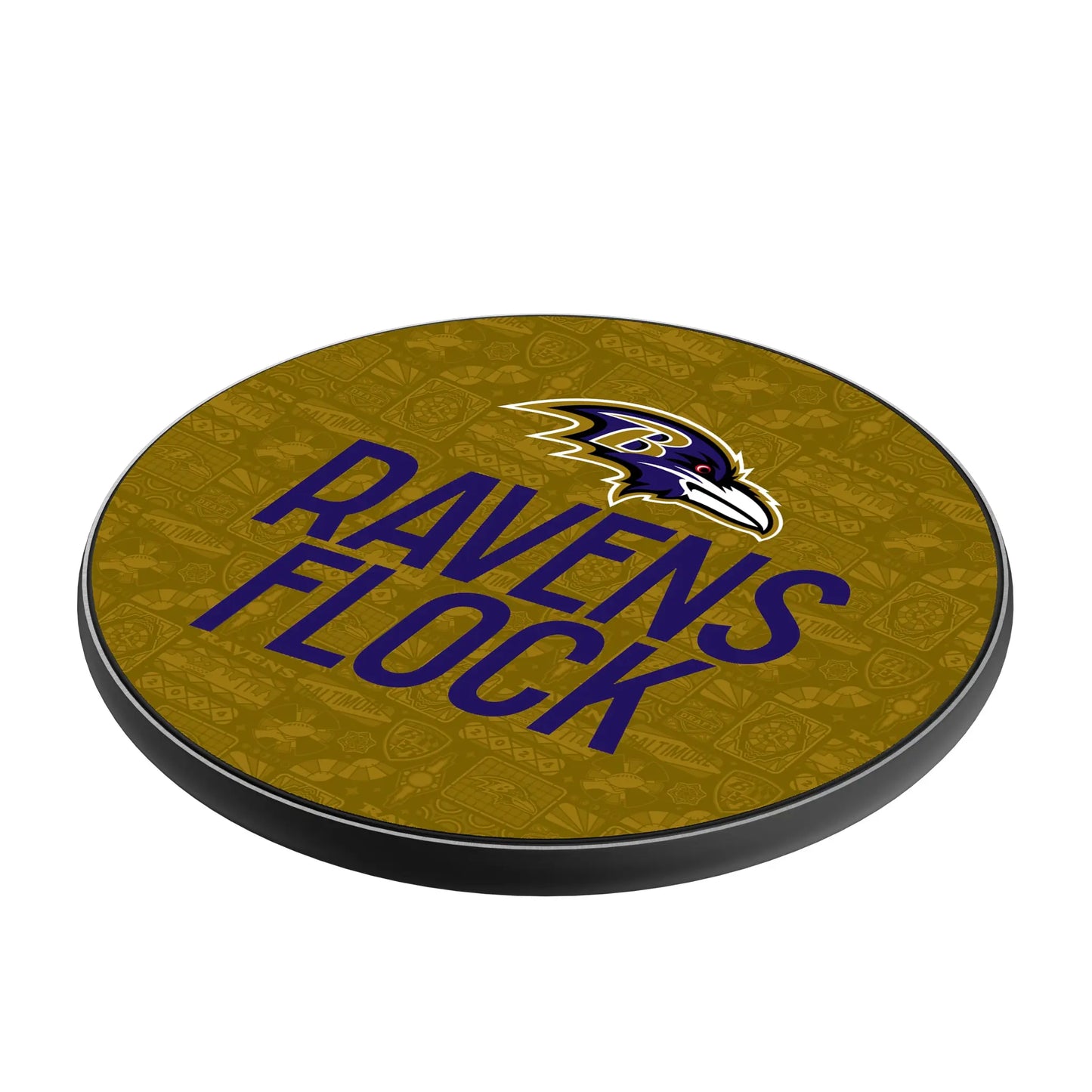 Baltimore Ravens Deco 15-Watt Wireless Charger
