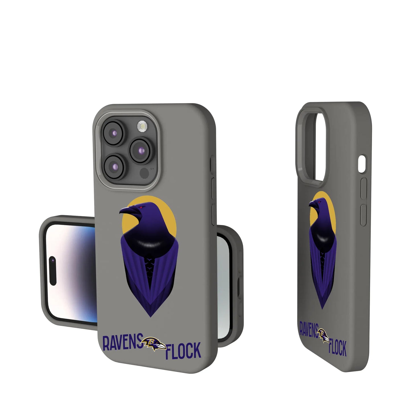 Baltimore Ravens Deco Soft Touch Phone Case for Apple iPhone