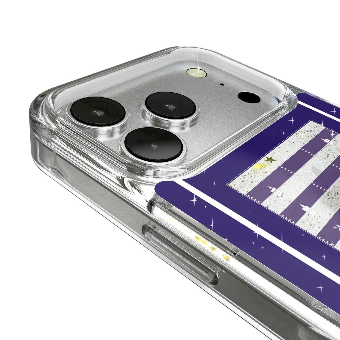 Baltimore Ravens Field Glitter Phone Case for Apple iPhone
