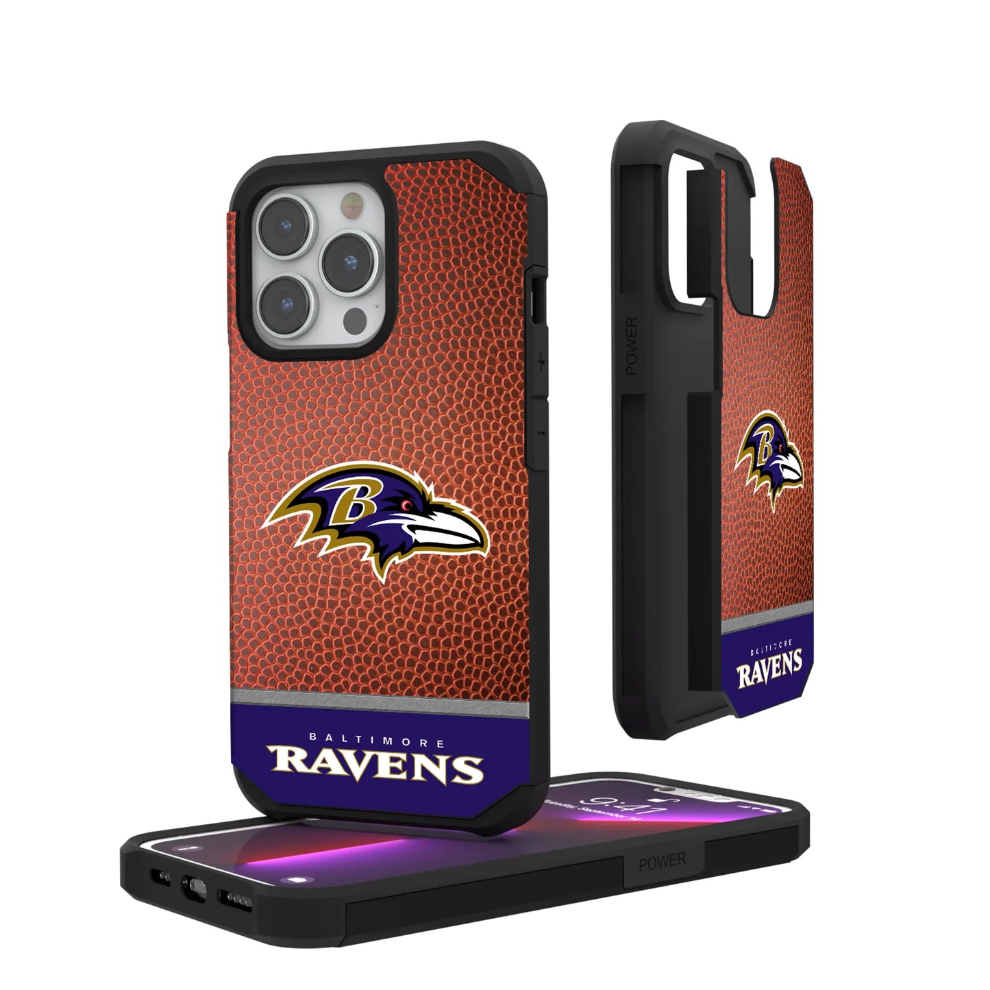 Baltimore Ravens Football Wordmark Rugged Phone Case for Apple iPhone
