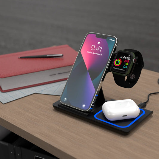 Baltimore Ravens Linen 3 in 1 Charging Station