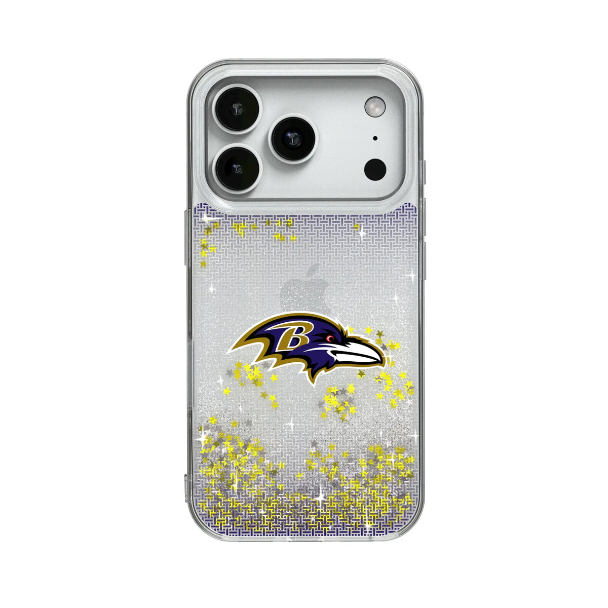 Baltimore Ravens Linen Glitter Phone Case for Apple iPhone