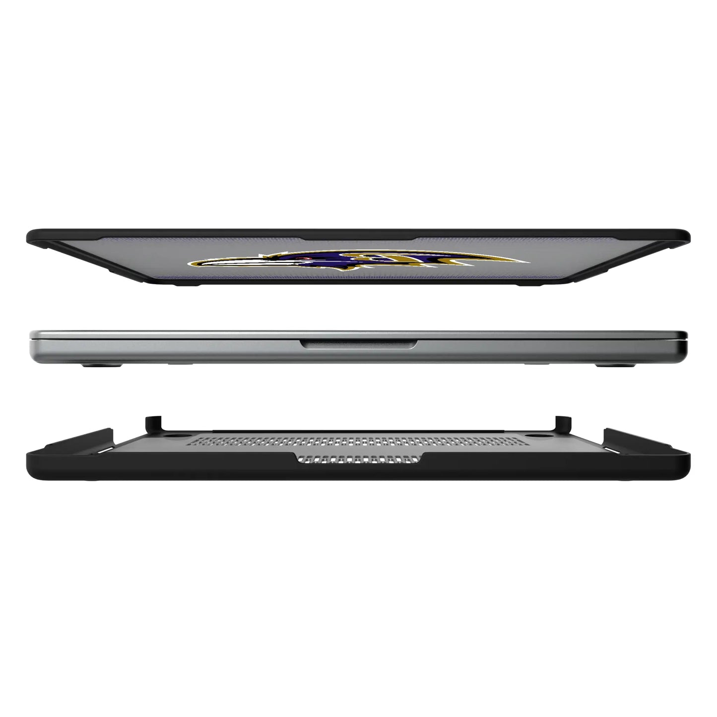 Baltimore Ravens Linen Laptop Case for Apple MacBook