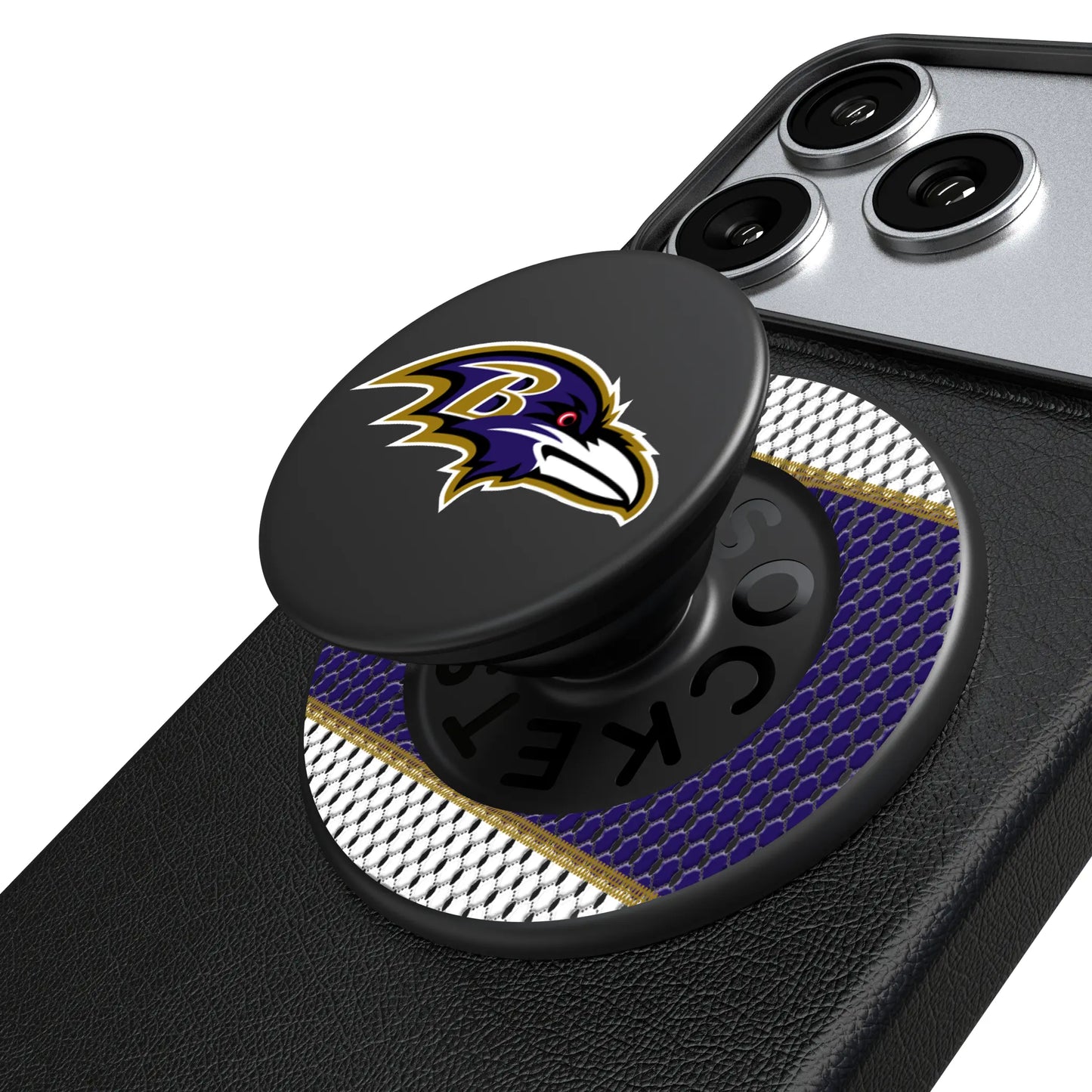 Baltimore Ravens Mesh PopSockets Magnetic Phone Grip and Stand