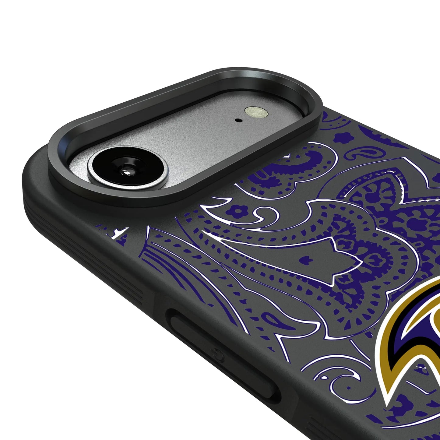 Baltimore Ravens Paisley Bump Phone Case for Apple iPhone