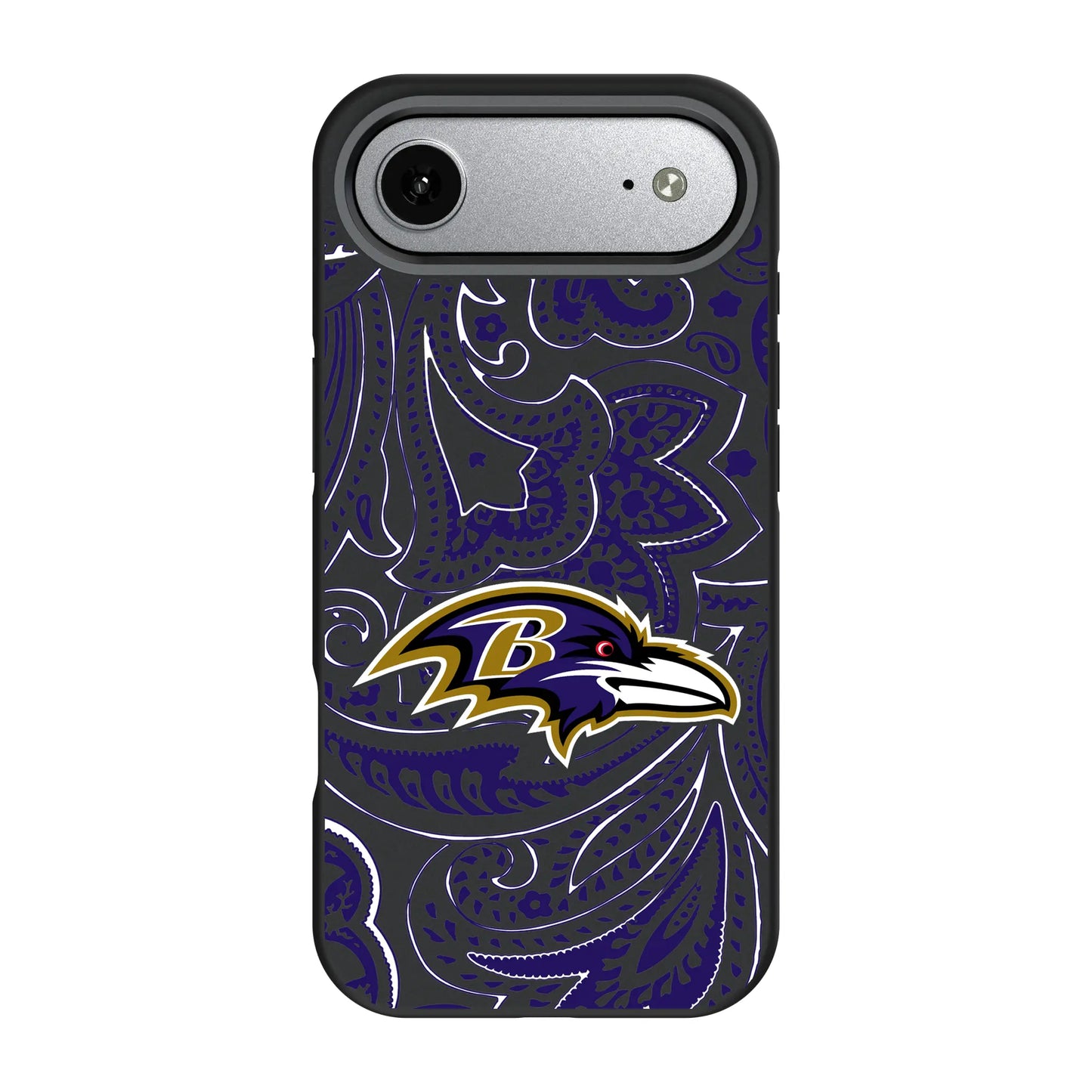Baltimore Ravens Paisley Bump Phone Case for Apple iPhone