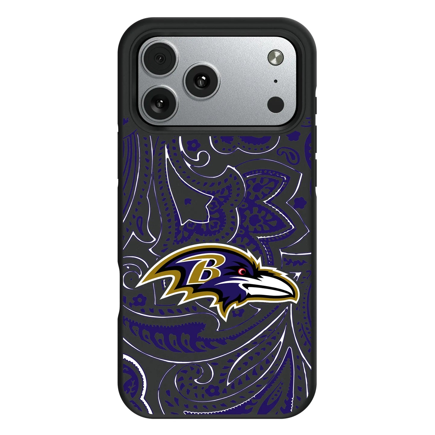 Baltimore Ravens Paisley Bump Phone Case for Apple iPhone