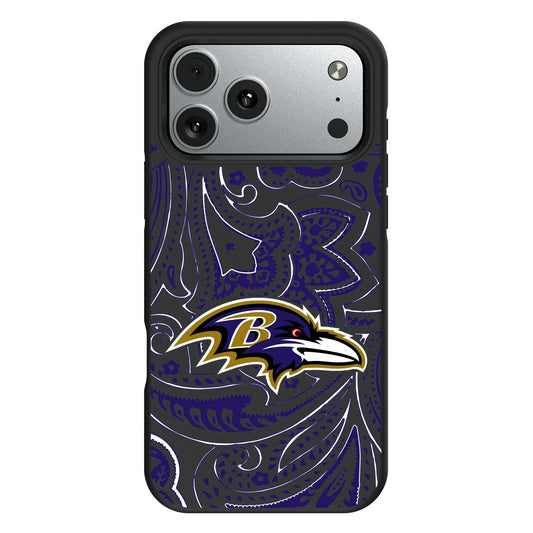 Baltimore Ravens Paisley Bump Phone Case for Apple iPhone