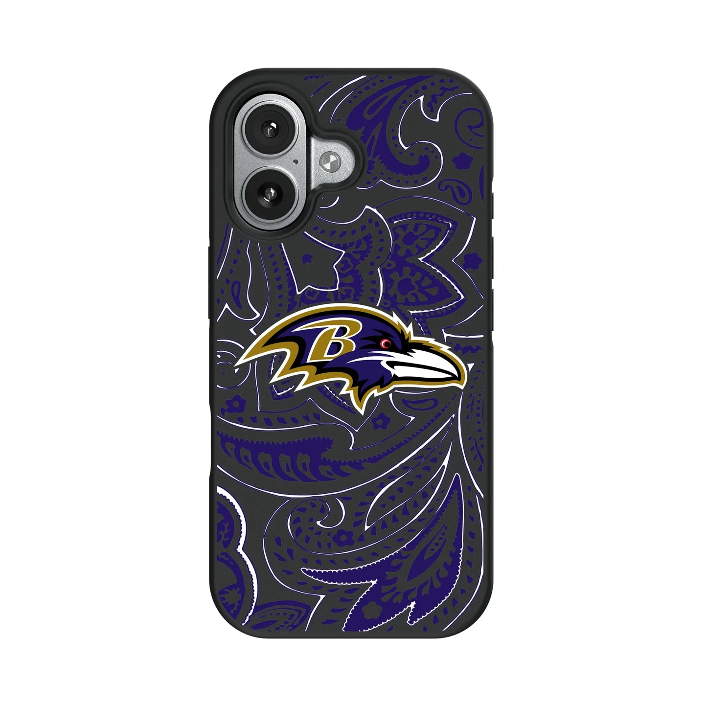 Baltimore Ravens Paisley Bump Phone Case for Apple iPhone