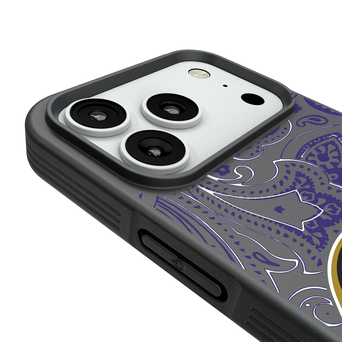 Baltimore Ravens Paisley Bump Phone Case for Apple iPhone