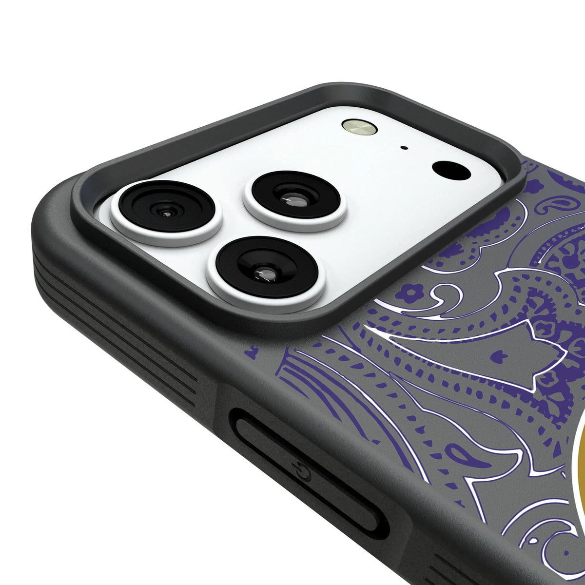Baltimore Ravens Paisley Bump Phone Case for Apple iPhone