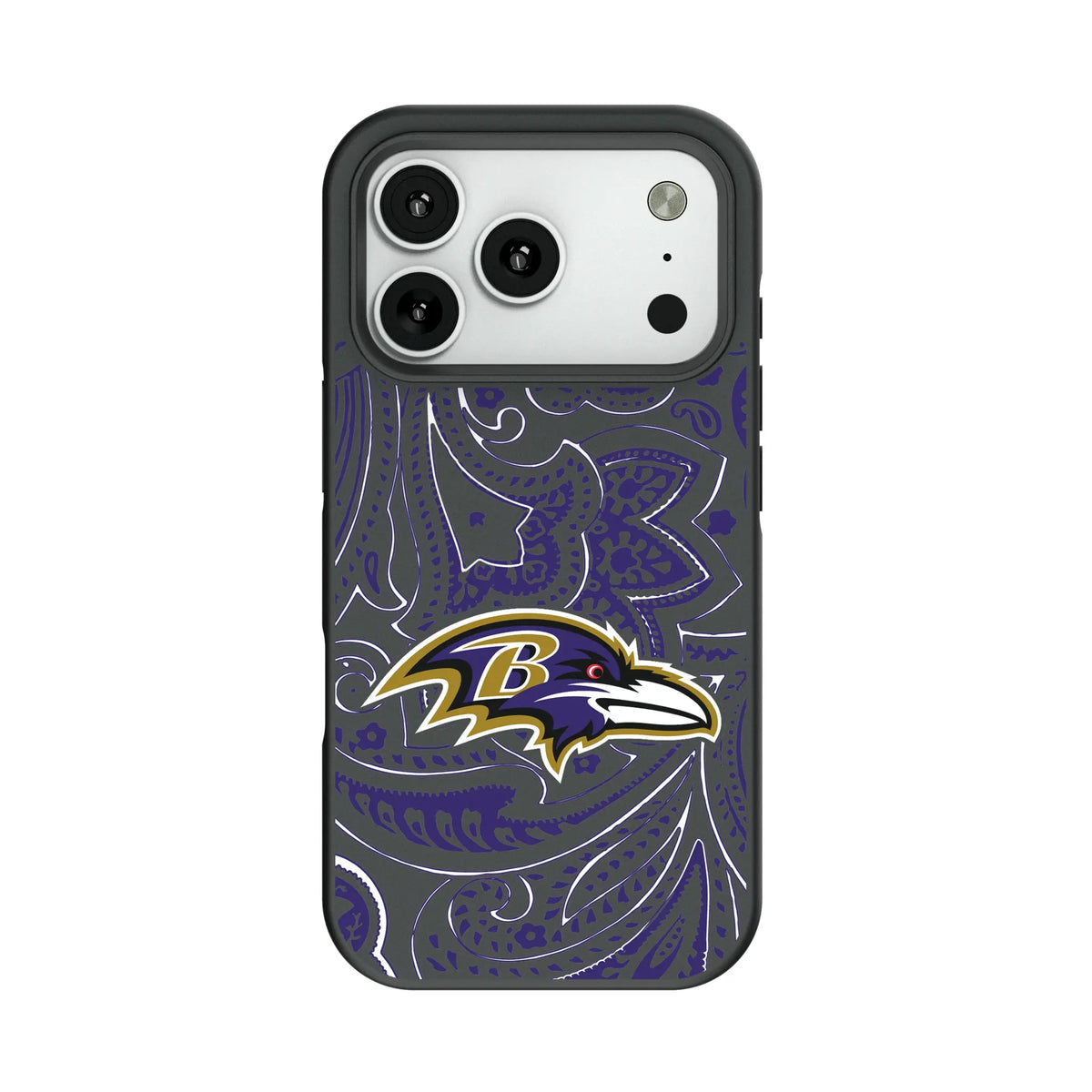 Baltimore Ravens Paisley Bump Phone Case for Apple iPhone