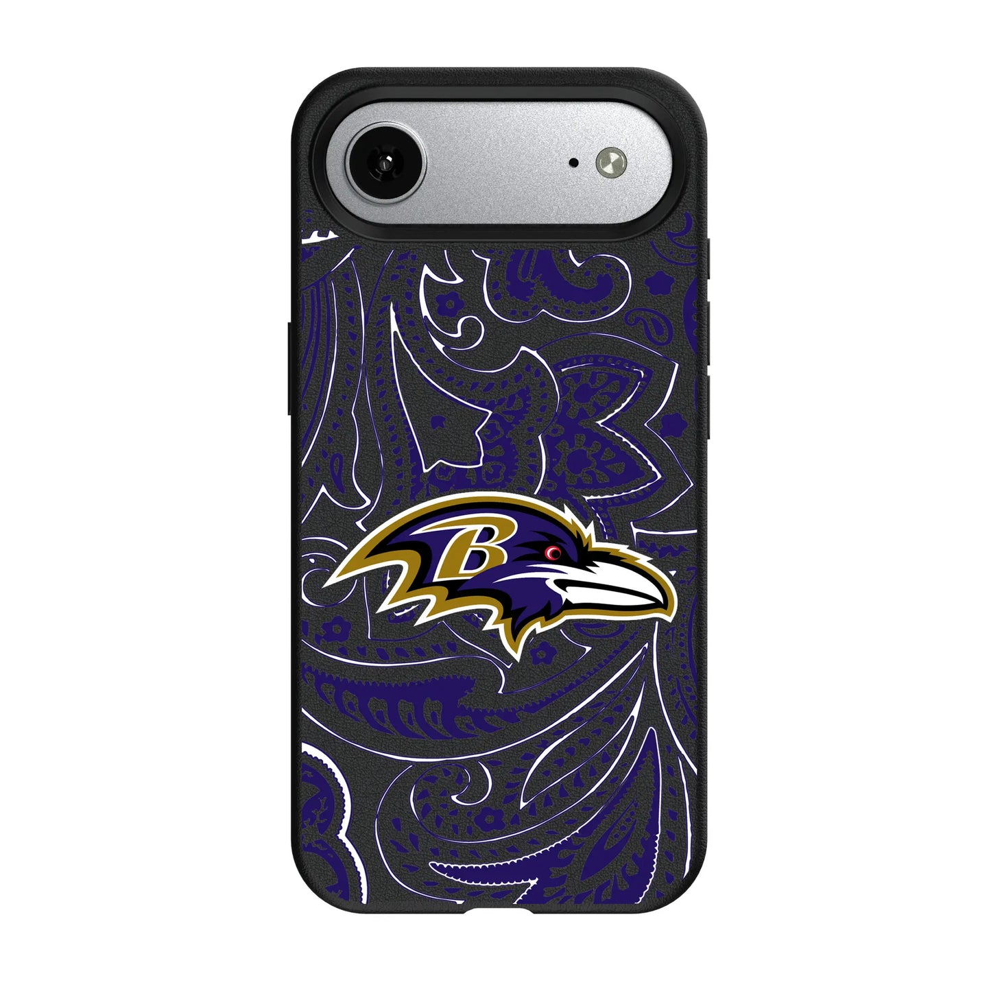 Baltimore Ravens Paisley MagSafe Compatible Phone Case for Apple iPhone