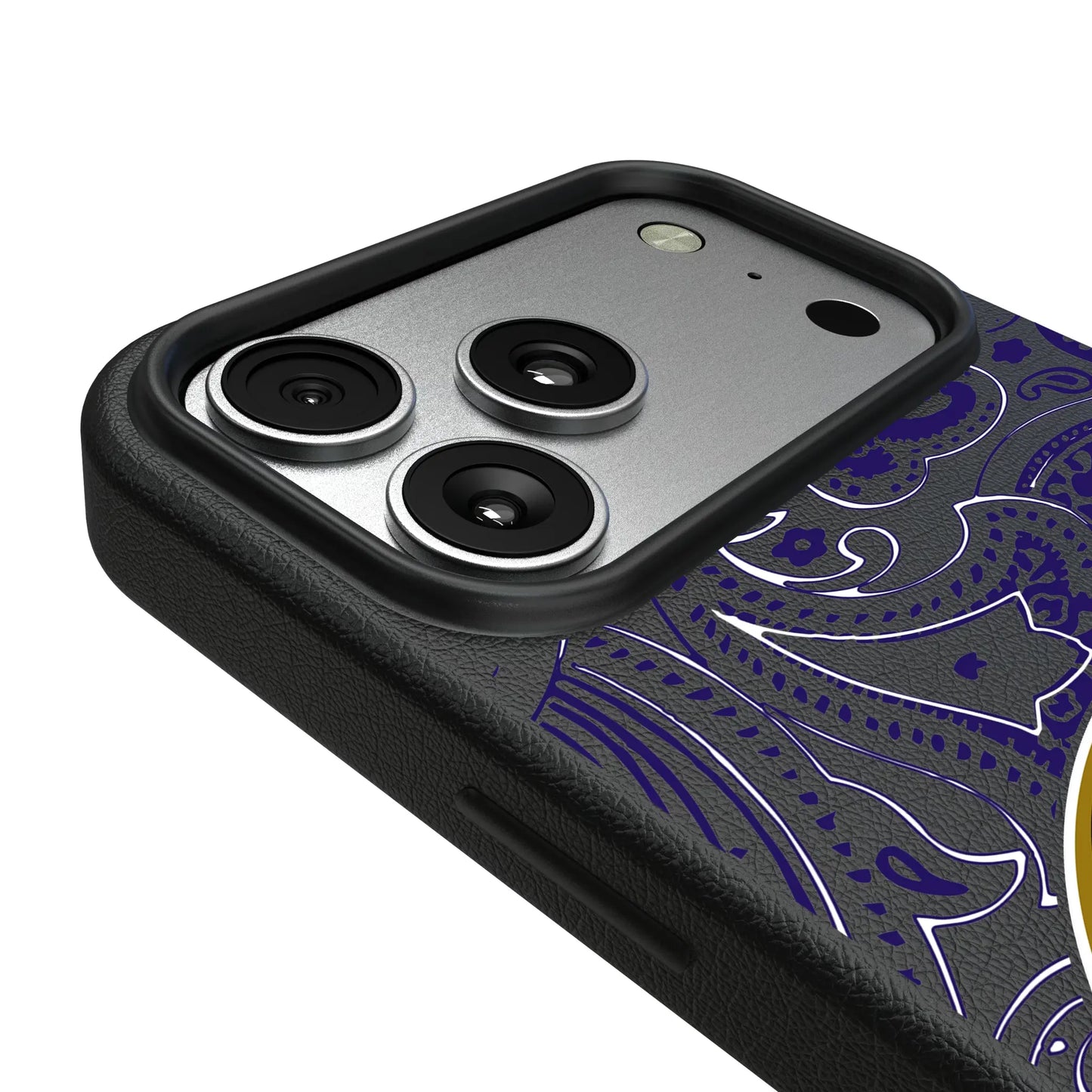 Baltimore Ravens Paisley MagSafe Compatible Phone Case for Apple iPhone