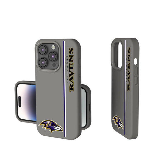 Baltimore Ravens Sidebar Soft Touch Phone Case for Apple iPhone
